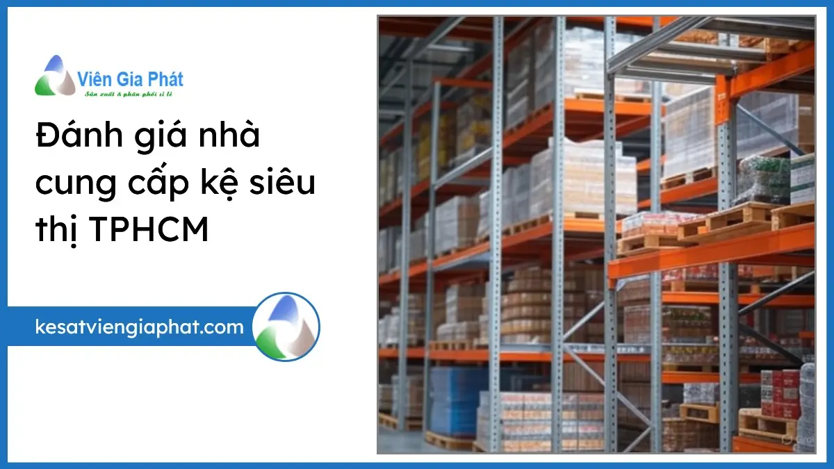Ảnh kệ siêu thị chất lượng cao tại TPHCM với hệ thống kệ sắt v lỗ và kệ đa năng gọn gàng, thể hiện uy tín nhà cung cấp kệ siêu thị TPHCM.