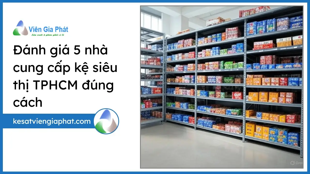 Hình ảnh kệ siêu thị chất lượng cao tại TPHCM, khung sắt v lỗ và kệ đa năng bày trí gọn gàng, phù hợp cho cửa hàng siêu thị hiện đại của PT Phúc Thịnh.