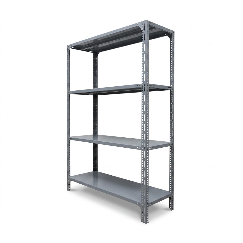 Kệ Sắt V Lỗ Lắp Ghép Cho Kho Bán Hàng Online Tại Nhà – 3–6 Tầng, Tải 80–100kg/Tầng 1 KỆ ĐA NĂNG 18