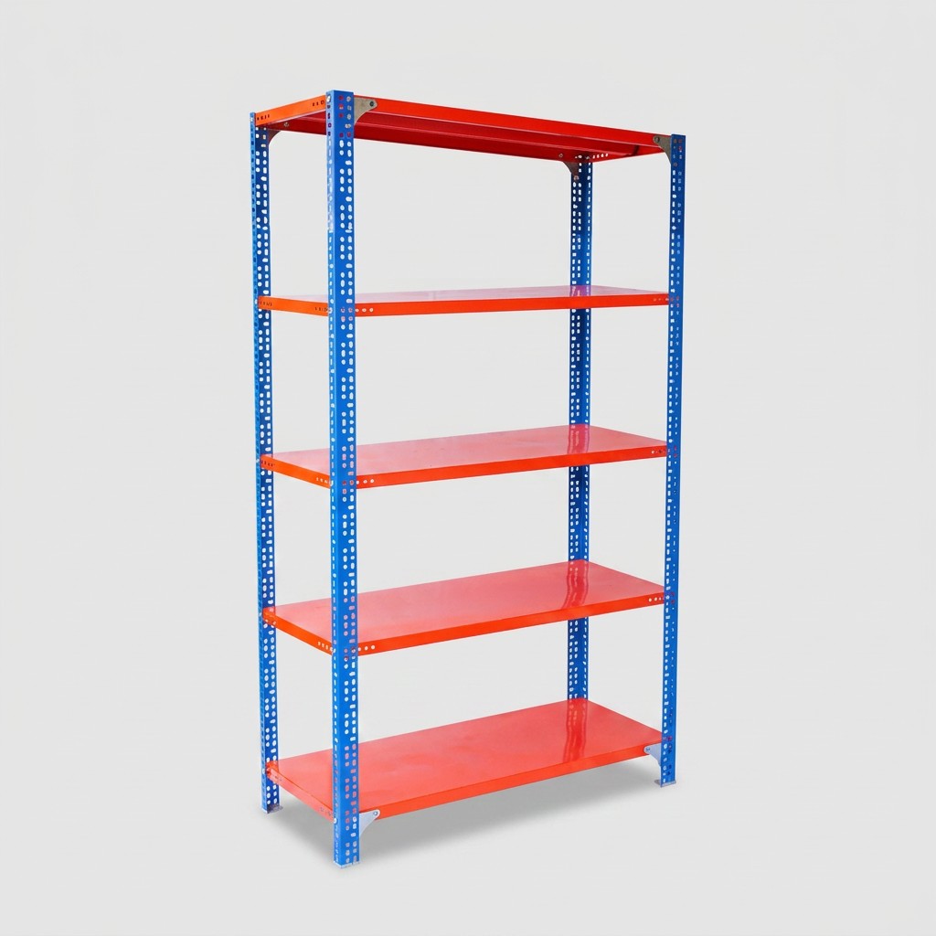 Kệ Sắt V Lỗ Lắp Ghép Cho Shop Quà Tặng – 3–6 Tầng, Tải 80–100kg/Tầng 1 KỆ ĐỂ HÀNG 17