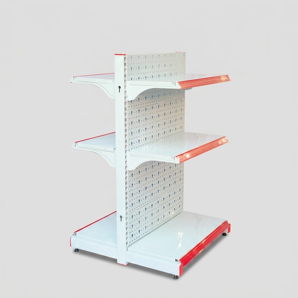 Kệ Siêu Thị Đôi Lưng Tôn 70x120cm