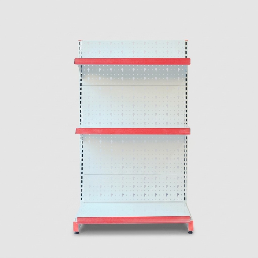 Kệ Siêu Thị Đơn Lưng Tôn 70x120cm