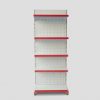 Kệ Siêu Thị Đơn Lưng Tôn 70x180cm 5 Kệ Siêu Thị Đơn Lưng Tôn 70x180cm