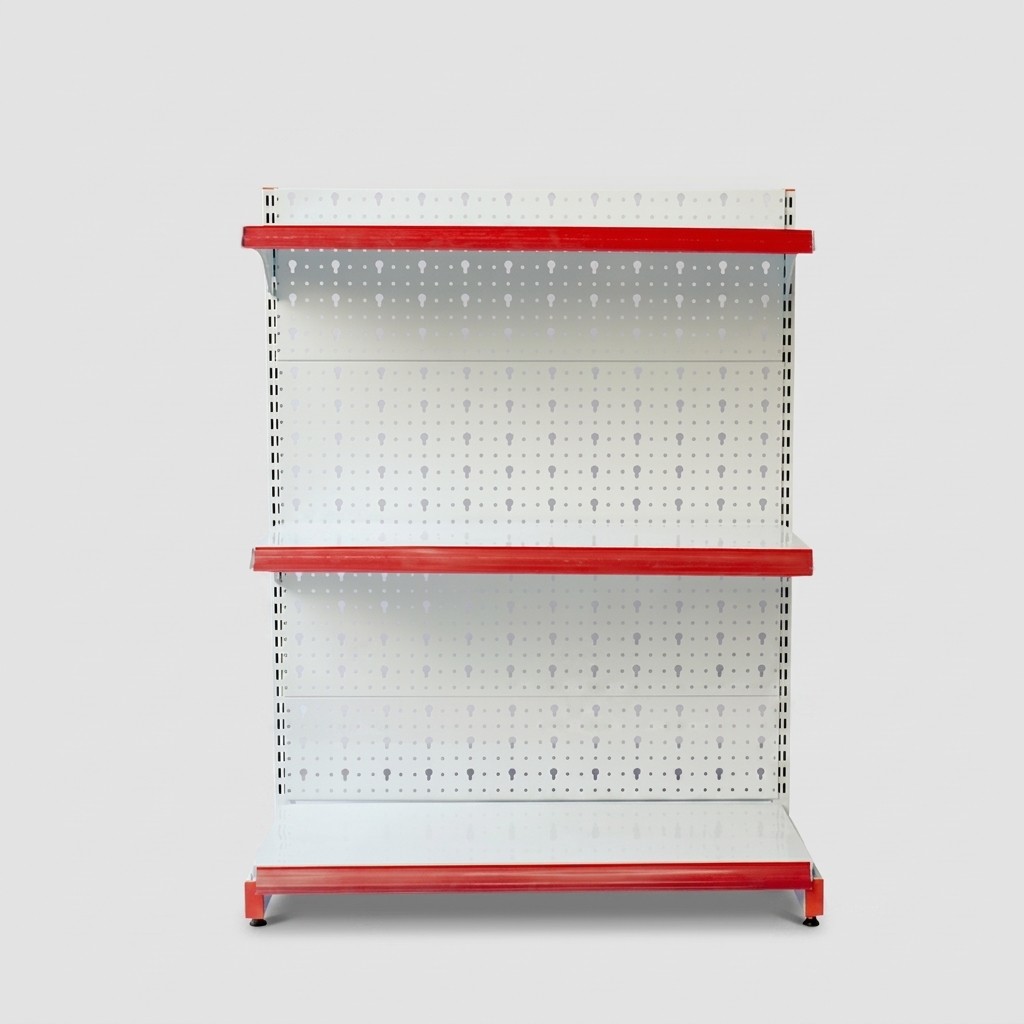 Kệ Siêu Thị Đơn Lưng Tôn 90x120cm
