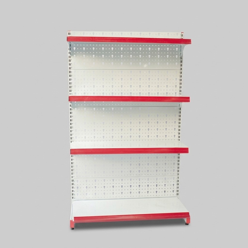 Kệ Siêu Thị Đơn Lưng Tôn 90x150cm