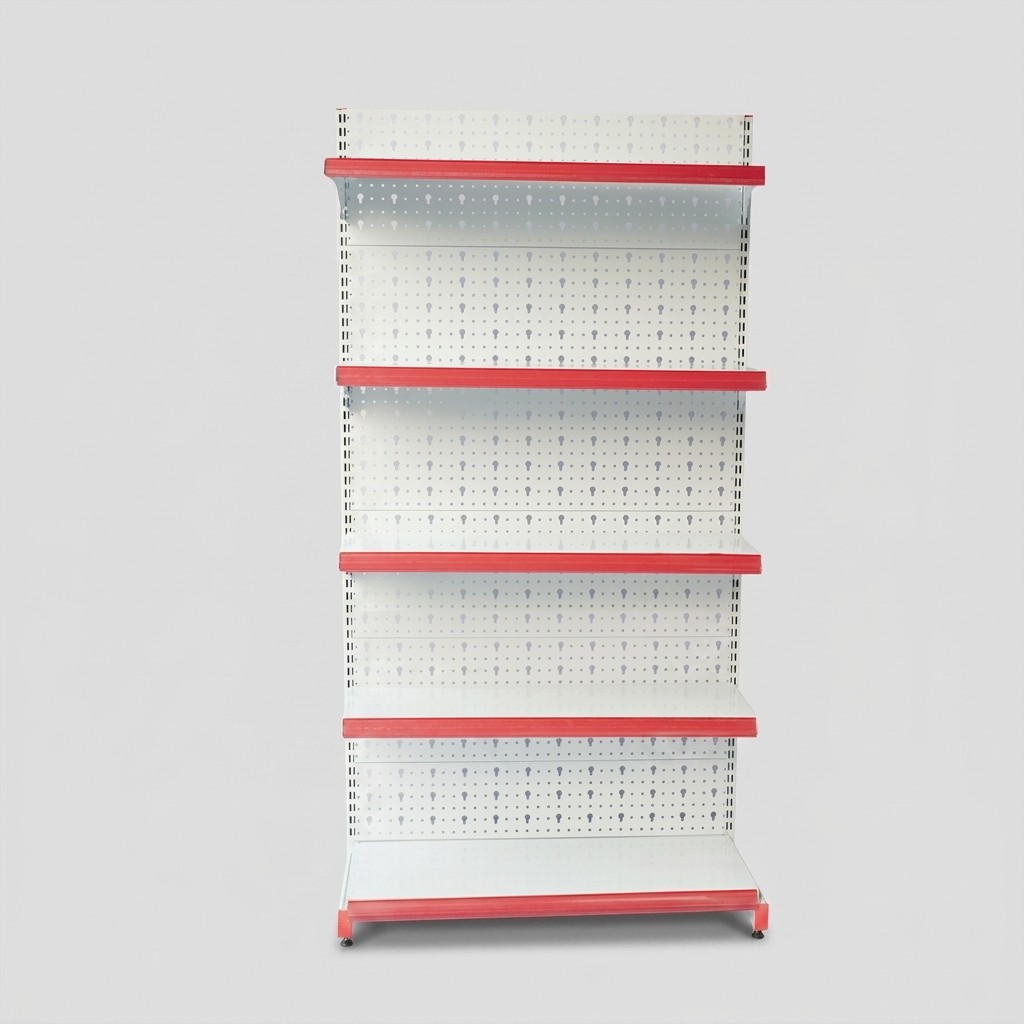 Kệ Siêu Thị Đơn Lưng Tôn 90x180cm