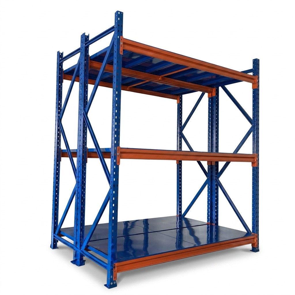 Kệ trung tải 3 tầng – KTT33 – Cao 2m, Rộng 0.6m, Dài 2m