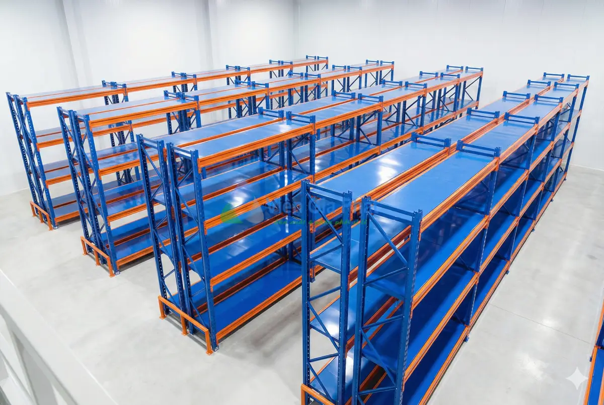 Hệ thống kệ trung tải Viên Gia Phát thiết kế độc lập, tối ưu không gian nhà kho.