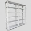 Kệ v lỗ 6 tầng – Cao 2m, Rộng 0.4m, Dài 1m, màu trắng