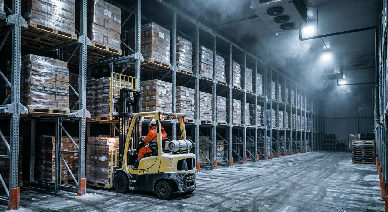 Kệ kho lạnh: 4 Bước chọn hệ kệ chịu nhiệt độ âm -40°C 3 Hệ thống kệ Drive-in tối ưu mật độ lưu trữ cho kho đông lạnh